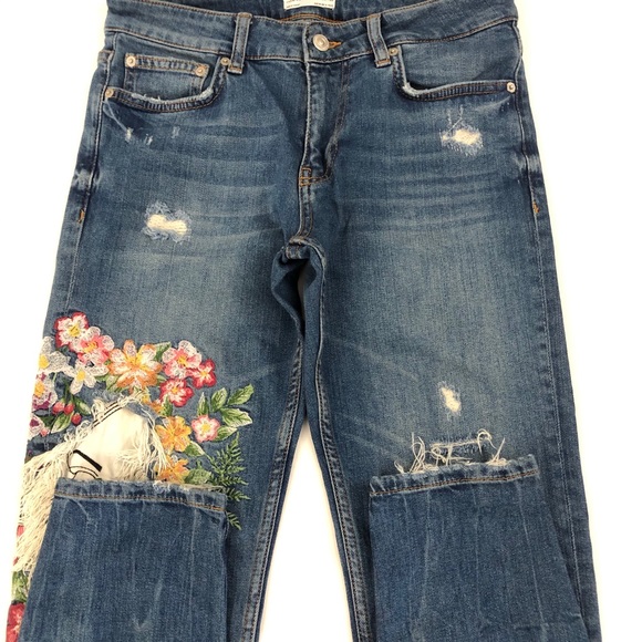 Rare l ZARA Hipster l Sz 4 l Ankle Mommy Jeans - Picture 7 of 16